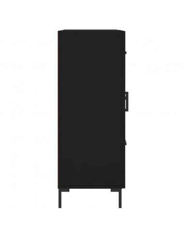 Credenza Nera 69,5x34x90 cm in Legno Multistrato