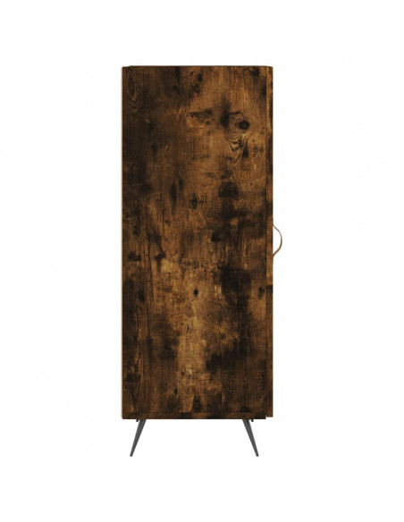 Credenza Rovere Fumo 34,5x34x90 cm in Legno Multistrato