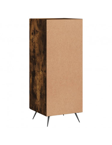 Credenza Rovere Fumo 34,5x34x90 cm in Legno Multistrato