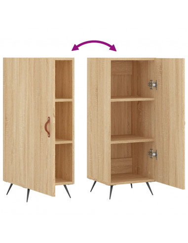 Credenza Rovere Sonoma 34,5x34x90 cm in Legno Multistrato