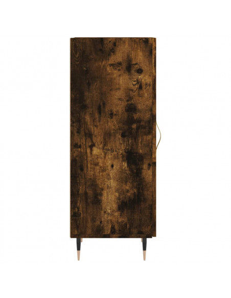 Credenza Rovere Fumo 34,5x34x90 cm in Legno Multistrato