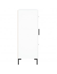 Credenza Bianca 69,5x34x90 cm in Legno Multistrato 2