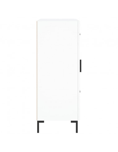 Credenza Bianca 69,5x34x90 cm in Legno Multistrato