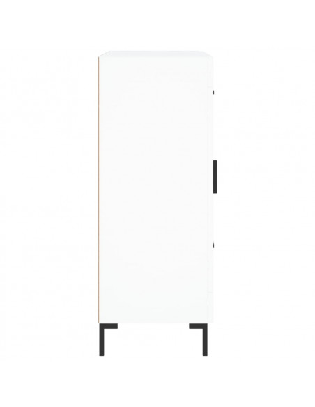 Credenza Bianca 69,5x34x90 cm in Legno Multistrato