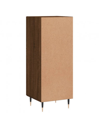 Credenza Rovere Marrone 34,5x34x90 cm in Legno Multistrato