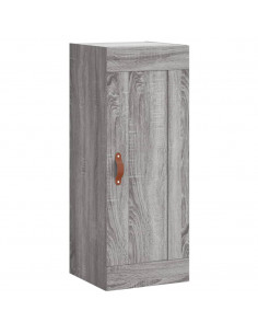 Credenza Grigio Sonoma 34,5x34x180 cm in Legno Multistrato 2