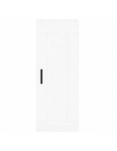 Credenza Bianca 34,5x34x180 cm in Legno Multistrato