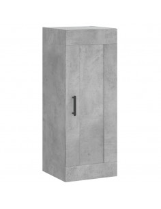 Credenza Grigio Cemento 34,5x34x180 cm in Legno Multistrato 2