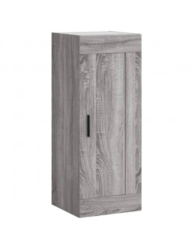 Credenza Grigio Sonoma 34,5x34x180 cm in Legno Multistrato