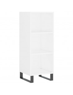Credenza Bianca 34,5x34x180 cm in Legno Multistrato 2