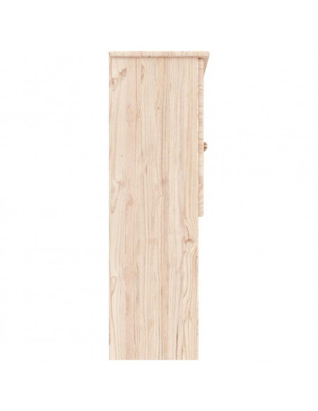 Piano Comò ALTA 77x30x92 cm in Legno Massello di Pino