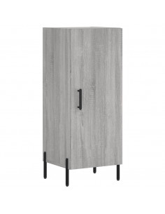 Credenza Grigio Sonoma 34,5x34x180 cm in Legno Multistrato 2
