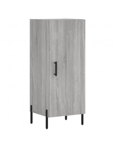 Credenza Grigio Sonoma 34,5x34x180 cm in Legno Multistrato