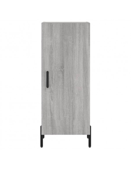 Credenza Grigio Sonoma 34,5x34x180 cm in Legno Multistrato
