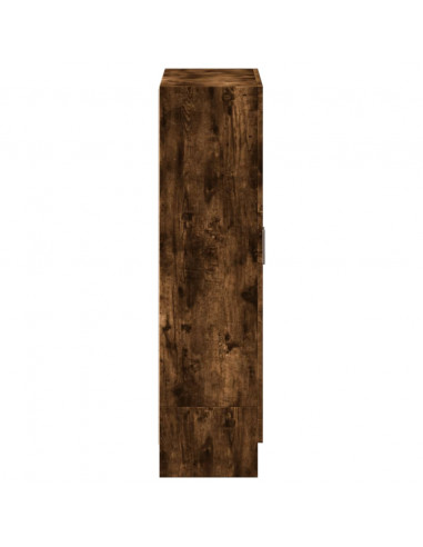 Libreria Rovere Fumo 82,5x30,5x115 cm in Legno Multistrato