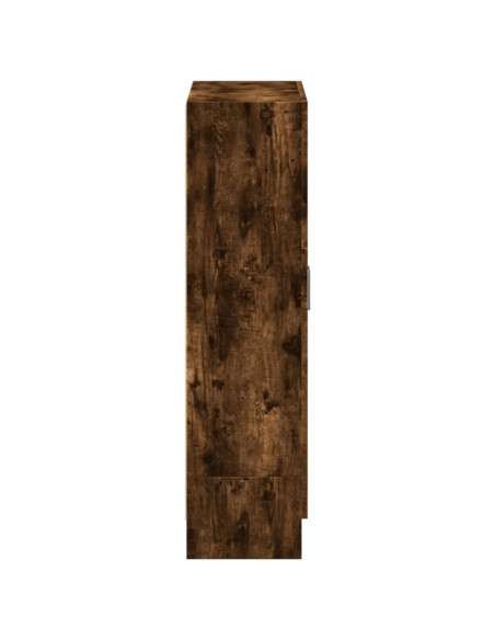Libreria Rovere Fumo 82,5x30,5x115 cm in Legno Multistrato