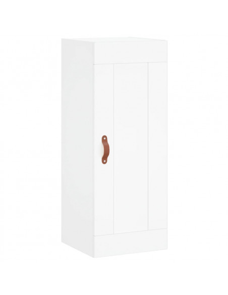Credenza Bianca 34,5x34x180 cm in Legno Multistrato