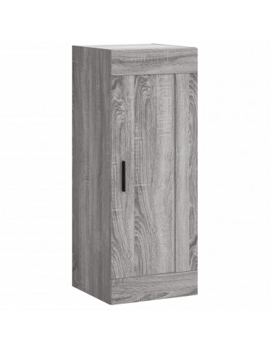 Credenza Grigio Sonoma 34,5x34x180 cm in Legno Multistrato