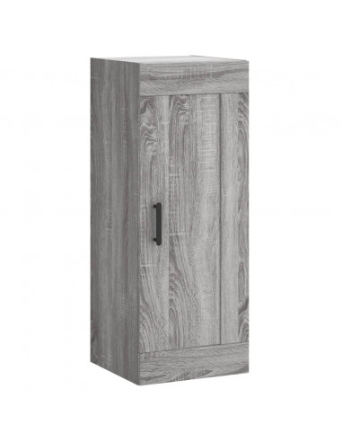 Credenza Grigio Sonoma 34,5x34x180 cm in Legno Multistrato