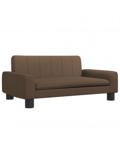 Lettino per Cani Marrone 70x45x30 cm in Tessuto 2