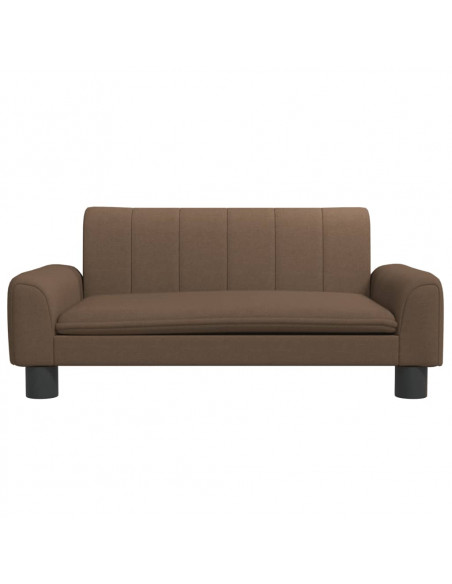 Lettino per Cani Marrone 70x45x30 cm in Tessuto