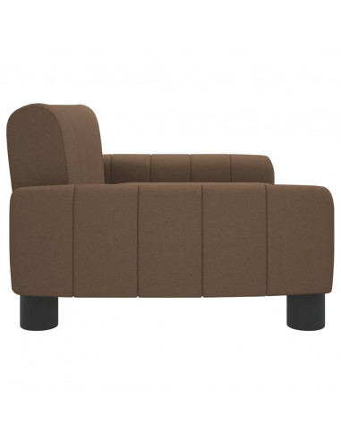 Lettino per Cani Marrone 70x45x30 cm in Tessuto