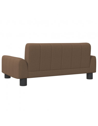 Lettino per Cani Marrone 70x45x30 cm in Tessuto