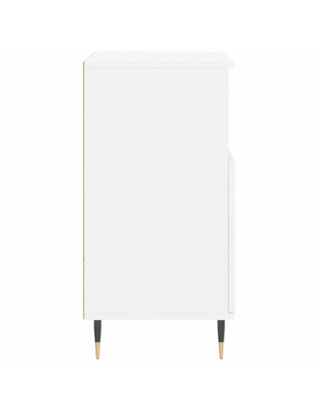 Credenze 3 pz Bianco in Legno Multistrato