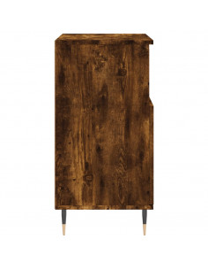 Credenze 3 pz Rovere Fumo in Legno Multistrato 2