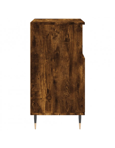 Credenze 3 pz Rovere Fumo in Legno Multistrato