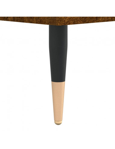 Credenze 3 pz Rovere Fumo in Legno Multistrato
