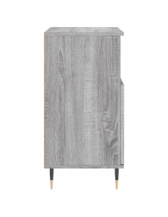 Credenze 3 pz Grigio Sonoma in Legno Multistrato 2
