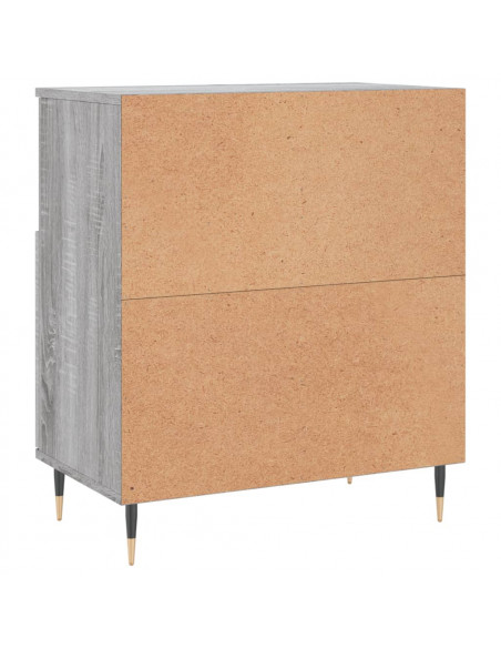 Credenze 3 pz Grigio Sonoma in Legno Multistrato