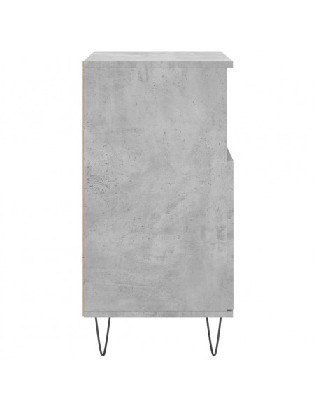 Credenze 3 pz Grigio Cemento in Legno Multistrato