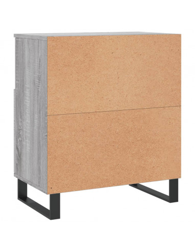 Credenze 3 pz Grigio Sonoma in Legno Multistrato