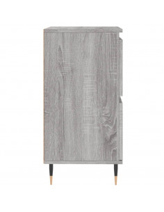Credenze 3 pz Grigio Sonoma in Legno Multistrato 2