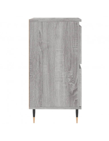 Credenze 3 pz Grigio Sonoma in Legno Multistrato