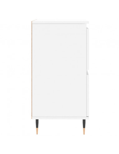 Credenze 3 pz Bianco in Legno Multistrato