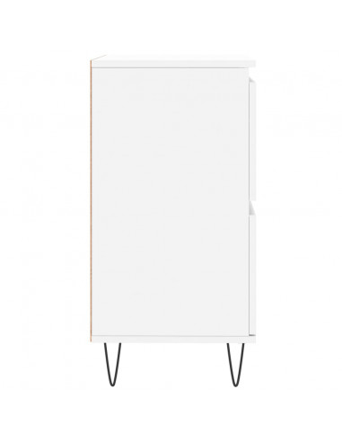 Credenze 3 pz Bianco in Legno Multistrato