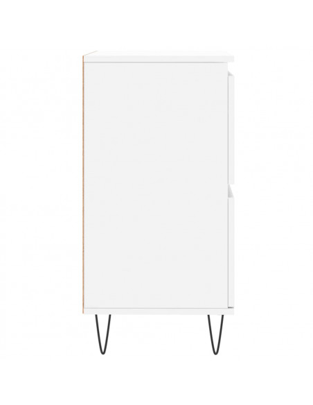 Credenze 3 pz Bianco in Legno Multistrato