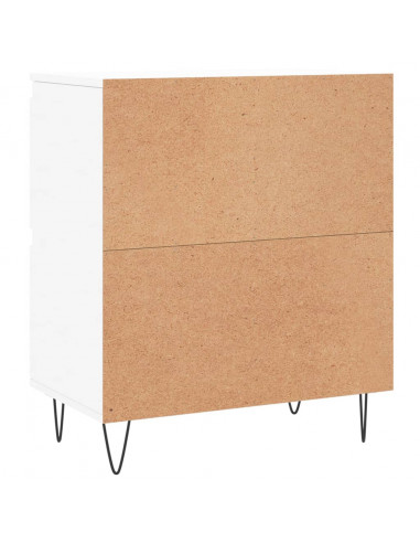 Credenze 3 pz Bianco in Legno Multistrato