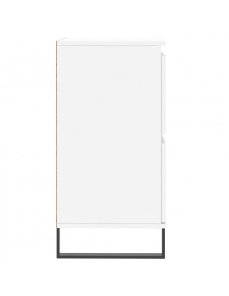 Credenze 3 pz Bianco in Legno Multistrato