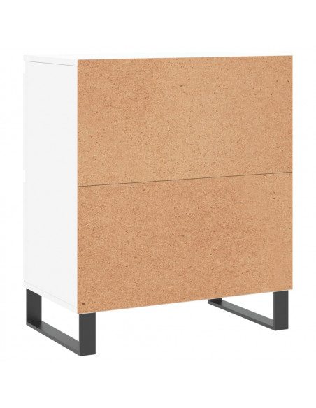 Credenze 3 pz Bianco in Legno Multistrato