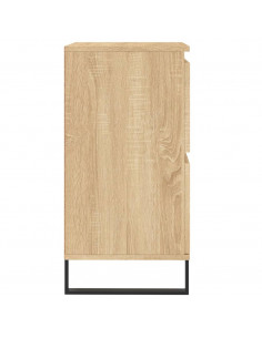 Credenze 3 pz Rovere Sonoma in Legno Multistrato 2