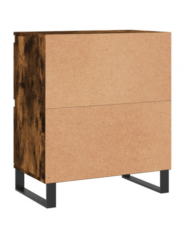 Credenze 3 pz Rovere Fumo in Legno Multistrato