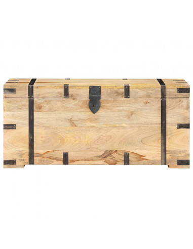 Baule 90x40x40 cm in Legno Massello di Mango