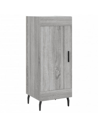 Credenza Grigio Sonoma 34,5x34x180 cm in Legno Multistrato