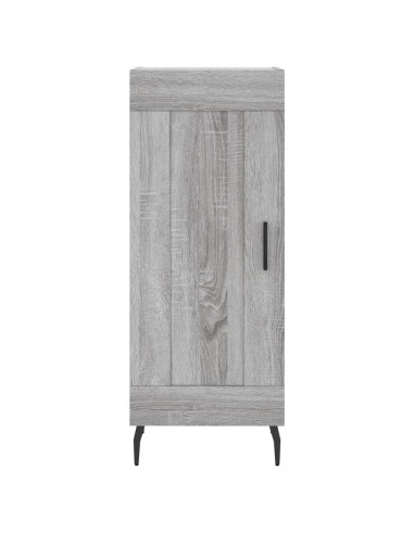 Credenza Grigio Sonoma 34,5x34x180 cm in Legno Multistrato