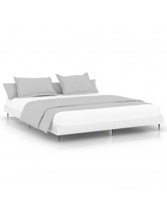 Giroletto Bianco Lucido 160x200 cm in Legno Multistrato 2