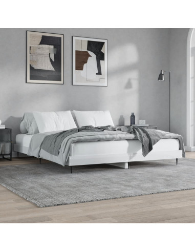 Giroletto Bianco Lucido 160x200 cm in Legno Multistrato